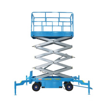 CE 6m 500kg 1000kg hydraulic electric scissor lift trolley